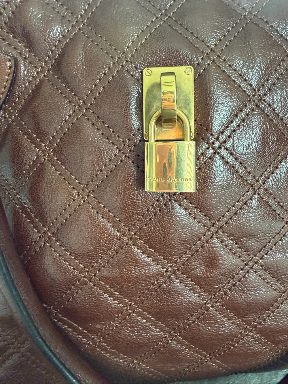 Marc Jacobs structured quilted